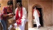 Amitabh Bachchan Spotted Shooting for His Tamil Debut Uyarndha Manidhan With SJ Suryah - See Pics!