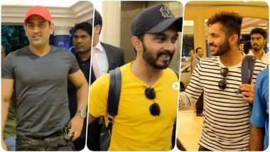 MS Dhoni, Kedar Jadhav & Shardul Thakur Join Chennai Super Kings Ahead of IPL 2019 (See Pics and Video)