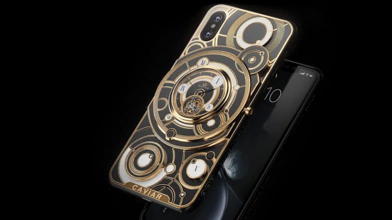 Caviar Announces Limited Edition iPhone XS & iPhone XS Max Tourbillion Models With A Mechanical Watch; Prices Start From Rs 5.8 Lakh Caviar Announces Limited Edition iPhone XS & iPhone XS Max Tourbillion Models With A Mechanical Watch; Prices Start From Rs 5.8 Lakh