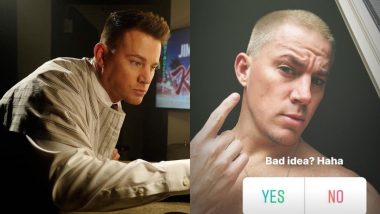 Channing Tatum's Goes For A Buzzed Crop Hair Cut With Platinum Blonde Hue And Asks Fans If It's A 'Yay' Or A 'Nay'!