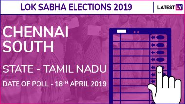 Chennai South Lok Sabha Constituency in Tamil Nadu: Candidates, Current MP, Polling Date And Election Results 2019