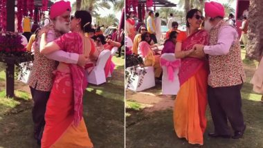 Elderly Punjabi Couple Who Went Viral For Their Dance Moves Are Back at it Again! (Watch Video)