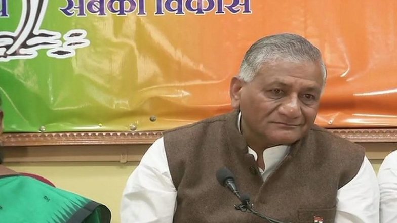 VK Singh Takes Dig at Opposition For Demanding Number of Casualties in Air Strikes, Says 'Next Time Opposition Leaders Should be Tied to Aircraft And Taken Along'