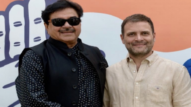 Shatrughan Sinha, Rebel BJP MP, Meets Rahul Gandhi Ahead of Joining Congress Days Before Lok Sabha Elections 2019