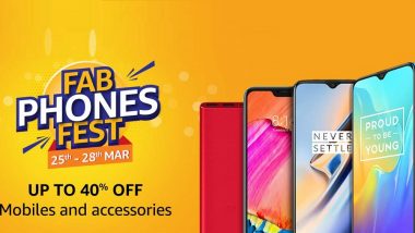 Amazon Fab Phones Fest Sale 2019: Discounts & Offers Up to Rs 4000 on Vivo Y83 Pro, Huawei Y9, Realme U1, Xiaomi Mi A2 & Other Smartphones