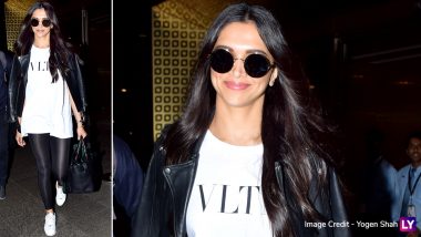 Deepika Padukone Looks Chic and Cheerful as She Returns from Greece (View Pics)