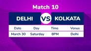 DC vs KKR, IPL 2019 Match 10 Preview: Kolkata Knight Riders Hold Edge Against Delhi Capitals