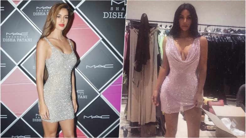 Disha Patani and Kim Kardashian West Sizzle in Sexy Cleavage-Revealing Sequined Mini Dress – Who Looks Hotter? (View Pics)