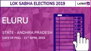 Eluru Lok Sabha Constituency in Andhra Pradesh Results 2019: Sridhar Kotagiri of YSRCP Wins Parliamentary Election