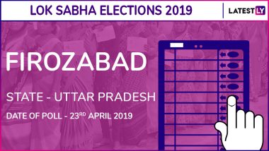 Firozabad Lok Sabha Constituency in Uttar Pradesh Live Results 2019: Leading Candidates From The Seat, 2014 Winning MP And More