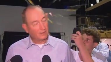 Australian Senator Fraser Anning Egged by Young Boy For Blaming Muslims For Terror Attack on Christchurch Mosque in New Zealand, Watch Video