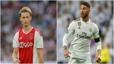 UEFA Champions League 2018-19: Real Madrid's Captain Sergio Ramos will be Sorry if We Win, Says Ajax's Frenkie de Jong