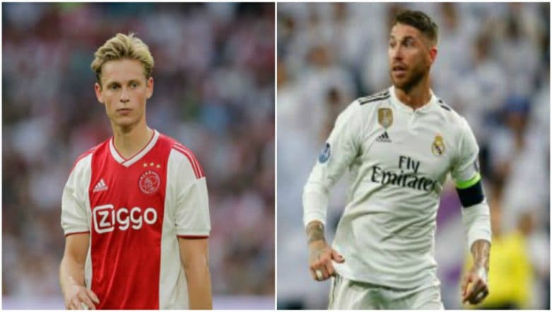 UEFA Champions League 2018-19: Real Madrid's Captain Sergio Ramos will be Sorry if We Win, Says Ajax's Frenkie de Jong UEFA Champions League 2018-19: Real Madrid's Captain Sergio Ramos will be Sorry if We Win, Says Ajax's Frenkie de Jong
