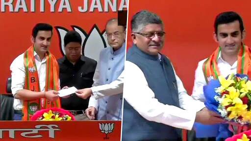 Gautam Gambhir Joins BJP Ahead Of Lok Sabha Elections 2019, Says 'I've Been Inspired by PM Narendra Modi' Gautam Gambhir Joins BJP Ahead Of Lok Sabha Elections 2019, Says 'I've Been Inspired by PM Narendra Modi'