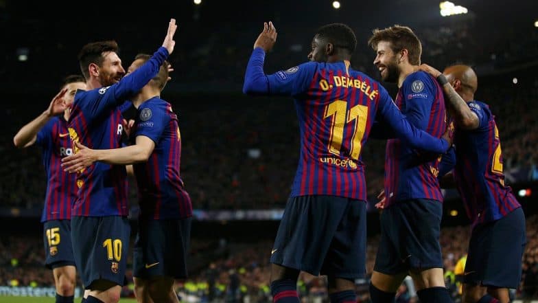 UEFA Champions League Round of 16 Barcelona Hammer Lyon 5–1 Enters Quarter-Final