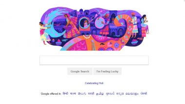 Holi 2019: Google Wishes 'Happy Holi' With 'Splashing of Colours' Doodle