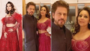 Shah Rukh Khan and Gauri Make For a Great-Looking Pair in This Unseen Pic From Akash Ambani and Shloka Mehta's Pre-Wedding Bash