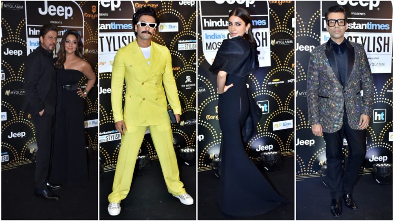 HT India’s Most Stylish 2019 Black Carpet: Shah Rukh Khan, Anushka Sharma, Ranveer Singh, Karan Johar Attend The Glam Event-View Pics