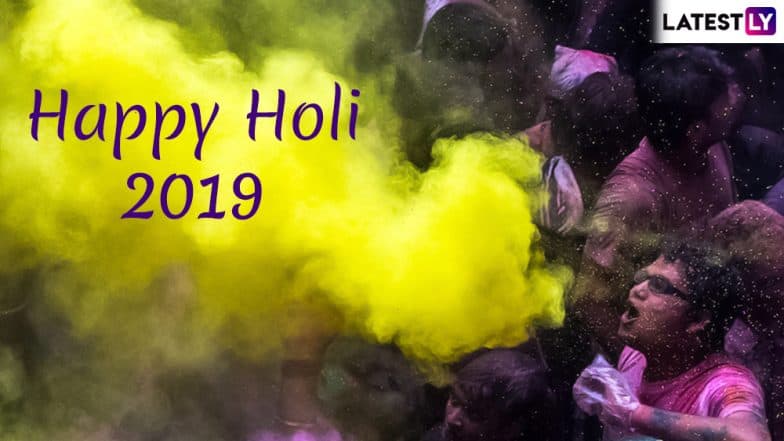 Holi Images & Dhulandi HD Wallpapers for Free Download Online: Wish Happy Holi 2019 With WhatsApp Stickers & Beautiful GIF Greeting Messages Holi Images & Dhulandi HD Wallpapers for Free Download Online: Wish Happy Holi 2019 With WhatsApp Stickers & Beautiful GIF Greeting Messages