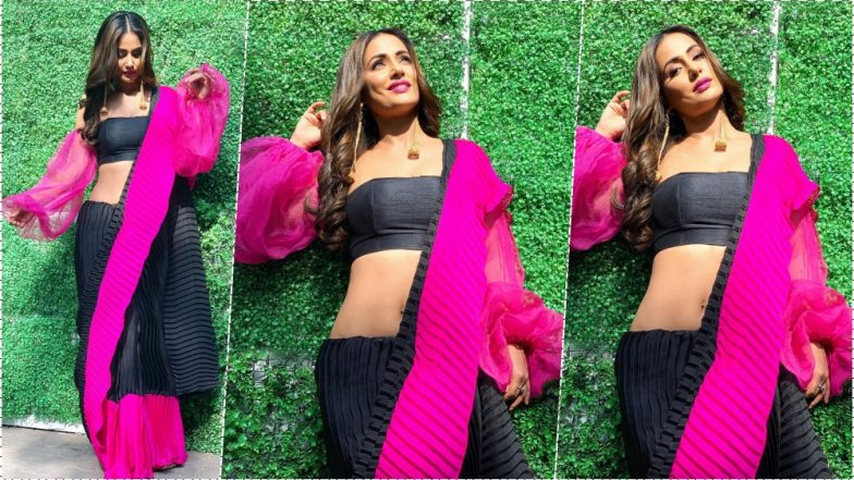 hina khan flaunts her hot navel in new instagram photos as fans can t get - hina khan instagram followers