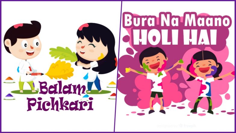 Happy Holi 2019 WhatsApp Stickers and Images Dhulandi