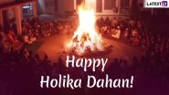 Holika Dahan 2019 Greetings: WhatsApp Stickers, GIFs, Images, Quotes and Messages to Send Colourful Happy Holi Wishes