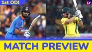 India vs Australia 1st ODI 2019 Preview: Virat Kohli & Men Look For Ideal XI Ahead of World Cup 2019