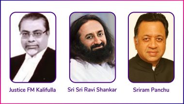 Sri Sri Ravi Shankar, Justice (Retd) Kalifullah And Sriram Panchu: All About The 3 Mediators Named by SC In Ayodhya Title Suit