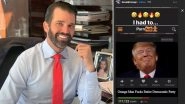 Pornhub Meme of Donald Trump &lsquo;Orange Man F***s Entire Democratic Party&rsquo; Shared By Trump Jr on Instagram&hellip;As Expected