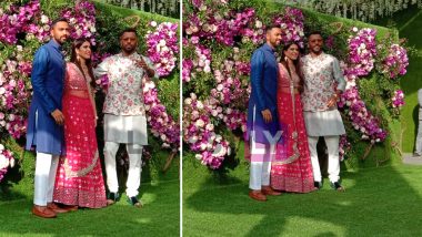 Akash Ambani-Shloka Mehta Wedding Pics: Mumbai Indians' Hardik & Krunal Pandya Attend High-Profile Marriage Ceremony