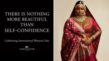 Sabyasachi Faces Backlash for Stereotyping a Dusky Plus-Size Model to Wish Women’s Day 2019! See Controversial Photo
