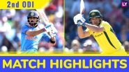 IND vs AUS 2nd ODI 2019 Stats Highlights: Vijay Shankar&rsquo;s Last Over Help India Clinch 500th ODI Win