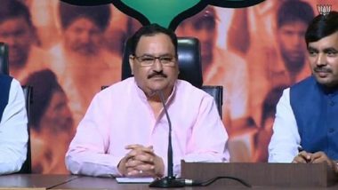 JP Nadda Appointed as BJP Working President After Amit Shah Becomes Home Minister in PM Narendra Modi's Cabinet