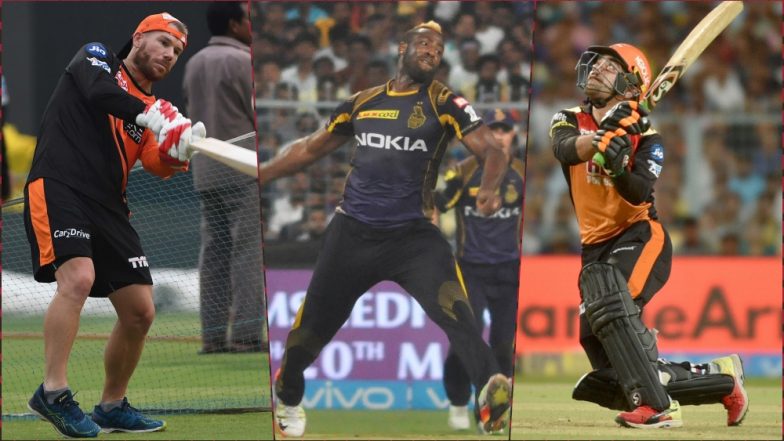 KKR vs SRH, IPL 2019 Match 2 Key Players: David Warner to Andre Russell to Rashid Khan, These Cricketers Are to Watch Out for at Eden Gardens