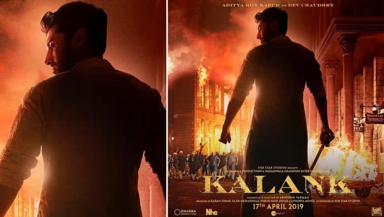 Kalank: Aditya Roy Kapur Looks Brave But Noble in This New Poster From ...