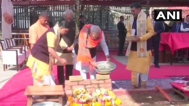 PM Narendra Modi Lays Foundation Stone of Kashi Vishwanath Temple Corridor, Says ‘With the Blessings of Bhole Baba, My Dream Has Come True’