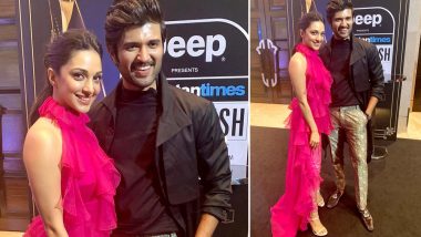 Kiara Advani Can’t Stop Blushing While Posing With Arjun Reddy Hero Vijay Deverakonda! See Pics