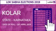 Kolar Lok Sabha Constituency in Karnataka Live 2019: BJP Candidate S Muniswamy Elected MP