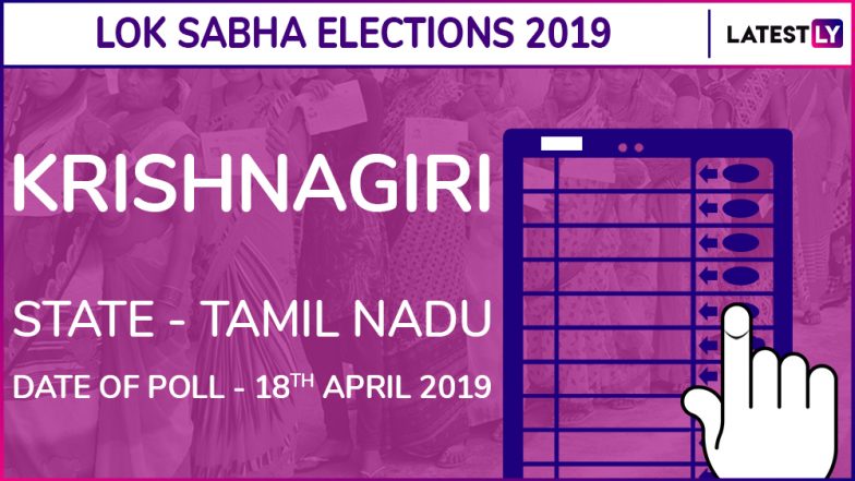 Krishnagiri Lok Sabha Constituency Election Results 2019 in Tamil Nadu: Dr A Chellakumar of Congress Wins This Parliamentary Seat