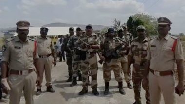 Ahead of Lok Sabha Elections 2019, Andhra Pradesh Police Conduct Flag March to Advocate for Free and Fair Elections