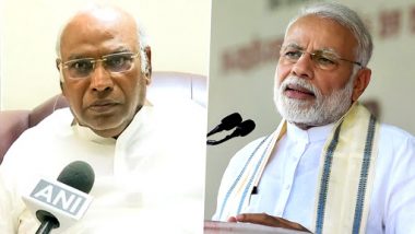 Mallikarjun Kharge Accuses PM Narendra Modi of Politicising Balakot Air Strike, Says ‘Nobody is Questioning Armed Forces'