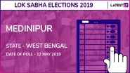 Medinipur Lok Sabha Constituency Results 2019 in West Bengal: Dilip Ghosh of BJP Wins Parliamentary Election