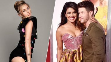 Miley Cyrus Shares Ex-Boyfriend Nick Jonas' Comment on Her Throwback Pic, Here's How Wife Priyanka Chopra REACTS (View Pics)