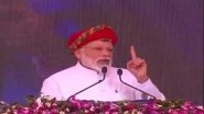 PM Modi in Gujarat: Rebuts Opposition's Attack on Rafale, Flags Off Bandra-Jamnagar Humsafar Express