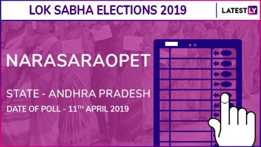 Narasaraopet Lok Sabha Constituency in Andhra Pradesh Results 2019: Lavu Sri Krishna Devarayalu of YSRCP Wins Parliamentary Elections