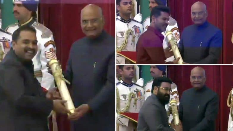 Padma Awards 2019 Winners: Mohanlal, Prabhudheva, Shankar Mahadevan Conferred With Prestigious Honour (See Pics) Padma Awards 2019 Winners: Mohanlal, Prabhudheva, Shankar Mahadevan Conferred With Prestigious Honour (See Pics)