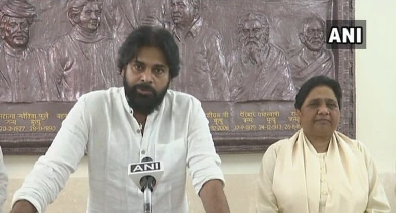 Mayawati Should be Next Prime Minister of India, Says Pawan Kalyan as BSP, Jana Sena Announce Alliance Ahead of Lok Sabha Elections 2019 Mayawati Should be Next Prime Minister of India, Says Pawan Kalyan as BSP, Jana Sena Announce Alliance Ahead of Lok Sabha Elections 2019