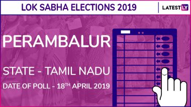 Perambalur Lok Sabha Constituency Election Results 2019 in Tamil Nadu: TR Paarivendhar of DMK Wins This Parliamentary Seat