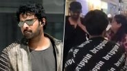 Prabhas Gets a Pat on the Cheek From a Hyper-Excited Fan in Public! Watch Video