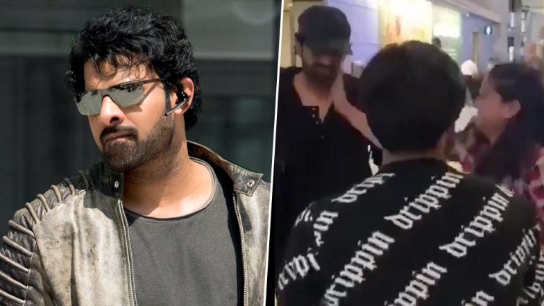 Prabhas Gets a Pat on the Cheek From a Hyper-Excited Fan 